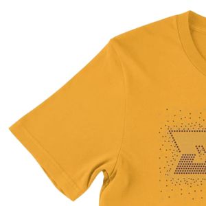 Camiseta Sigma Gamma Rho Bling Burst para Mujer, Camiseta Dorada de Manga Corta con Pedrería Brillante, Top Gráfico Informal a la Moda, Prenda Personalizada - Product Image 4