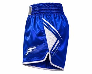 Pantalones Cortos de Boxeo Tailandés Unisex, Color Azul Rey y Blanco, Ligeros, para Boxeo, Grappling, Kickboxing, NOVERA INDUSTRIES - Product Image 6