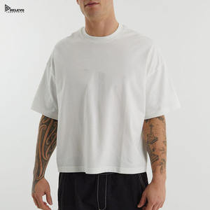 Camiseta de Algodón y Elastano de 240 GSM para Hombre, Tejido Elástico, Ajuste Cómodo, Informal, Deportiva, Premium - Product Image 4