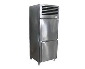 Réfrigérateur vertical commercial en acier inoxydable pour cuisine de restaurant avec serrure de porte et congélateur à refroidissement par air - Product Image 1