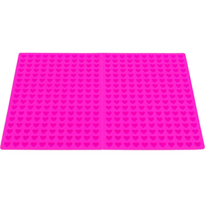 Tapis de cuisson en silicone antiadhésif motif cœur 38 x 28 cm pour animaux de compagnie - Product Image 3
