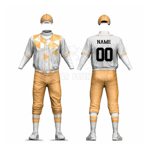 Uniforme de Béisbol Transpirable de Poliéster para Hombre, Diseño de Logotipo Personalizable, Conjuntos de Tallas Grandes para Prácticas de Equipo, Alta Calidad - Product Image 3