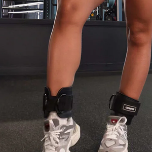 Sangles de cheville en néoprène rembourrées pour la musculation, avec anneaux en D réglables pour fixation de câble, entraînement de fitness en salle de sport - Product Image 1