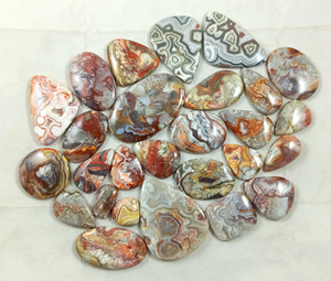 Natural Crazy Lace Agate Handmade Multi-Color Loose Pendant Customizable for Jewelry Making Bulk Lot Wholesale - Product Image 1