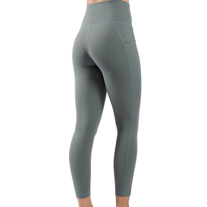 Leggings para Mujer, Cintura Media, Tallas Grandes, Ropa Deportiva Informal, Diseño Sólido Personalizado, Impresión Digital, Ecológicos, Transpirables, de Secado Rápido - Product Image 3