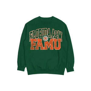 Sudadera con Cuello Redondo para Hombre de Florida A&M Alumni, Corte Regular, 100% Algodón, Estilo Casual para Invierno, Estampado Frontal, Transpirable - Product Image 2