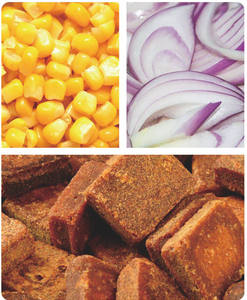 다크 브라운 설탕 양파 조각에 대 한 선형 무게 블루 베리 베개 포장기 공급 단일 헤드 선형 스케일 벨트를 제거 하기 쉬운 - Product Image 2