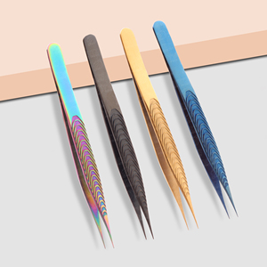 Pinces à cils les plus vendues pour femmes, dernière collection, en acier robuste de haute qualité, logo personnalisé de qualité supérieure - Product Image 3