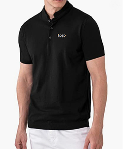 High Quality Men's Polo <b>Shirts</b> For <b>Half</b> Sleeve <b>Shirts</b> 100% Cotton Stand Collar Breathable Solid Color Polo <b>Shirts</b> - Product Image 5
