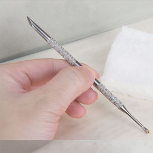 Empujador de Cutículas Personalizado de Alta Demanda, Herramienta de Limpieza de Uñas de Acero Inoxidable para Remover Esmalte, Empujador de Cutículas con Punta Afilada - Product Image 2