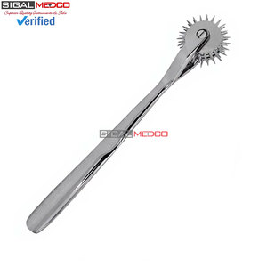 Pinwheel de Calidad Premium de 3 Cabezas y 6.5 Pulgadas, Instrumento de Diagnóstico Neurológico para Estimulación Sensorial, de Acero Inoxidable para Exámenes Neurológicos - Product Image 3