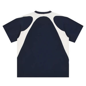 Camisetas Streetwear al por mayor con logo personalizado, cuello redondo acanalado, para hombre, de algodón 100% de alto gramaje, estilo oversize y corte holgado, para clubes, hermandades y universidades. - Product Image 6