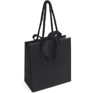 Confezione da 10 Sacchetti Regalo in Carta Antigraffio con Manici a Nastro, Formato Piccolo 7.9x3.1x9.1 Pollici per Compleanni e Regali - Product Image 1