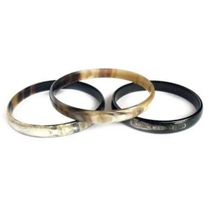 กำไลข้อมือแฟชั่นผู้หญิงทำจากเขาควาย ประดับด้วยอาเกต ราคาถูก ขายส่ง - Product Image 6