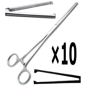 10 Pcs Rochester Straight 1×2 Kocher Forcep 8" Premium <b>Surgical</b> <b>Instruments</b> - Product Image 3