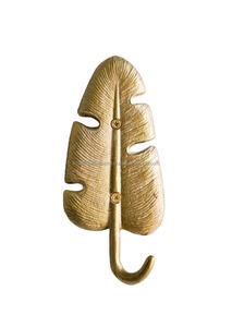 Handmade Cast Aluminium Metal Key Hook Elegant Knot Shaped Wall Mount Single Holder Multifunctional for Coat Clothes <b>Towel</b> - Product Image 4