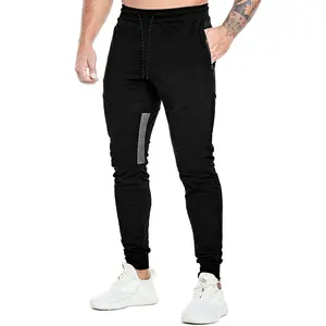 Mens Top Kwaliteit Joggingbroek Outdoor Streetwear Slim Fit Gym Joggers Met Side Waterdichte Rits Zakken