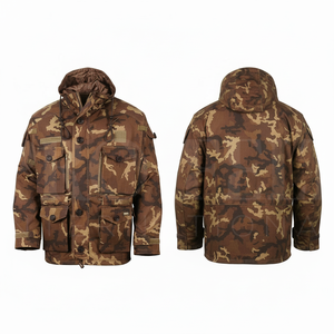 100% High Quality Rain Waterproof Camouflage Outdoor <b>Jacket</b> with Multiple Pockets Lightweight Windproof <b>Utility</b> Coat for <b>Men</b> - Product Image 3