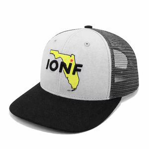 IONF High Profile Sport Trucker Hats Denim 6 Panel Canvas Mesh Travel Casual Fashion Style with Embroidered Logo Vietnam - Product Image 1