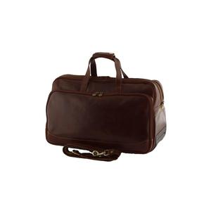 กระเป๋าเดินทางหนังแท้ Explorer รุ่นวินเทจ สำหรับเดินทางช่วงสุดสัปดาห์  แบบ Unisex พกพาสะดวก ความจุขนาดใหญ่ (36-55 ลิตร) ทนทาน เหมาะสำหรับกิจกรรมกลางแจ้ง - Product Image 1