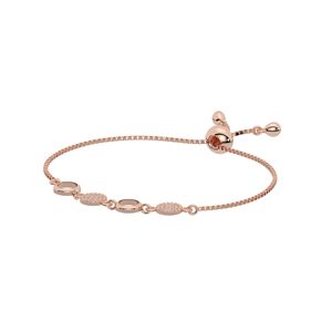 Brazalete de Oro con Diamantes de Lujo con Diseño de Cadena Ajustable para Mujer, Calidad Premium, Elegancia Atemporal, Chapado en Oro - Product Image 5