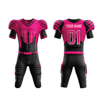 Nuevo Estilo de Uniforme de Fútbol Americano Transpirable de Color Liso, 100% Poliéster, Conjuntos de Uniformes de Fútbol Personalizables Hechos en Pakistán