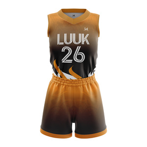 Conjunto de Uniforme de Baloncesto Personalizado, Sublimado con Degradado, Sin Mangas, Corte Femenino, Secado Rápido, Ropa Deportiva Unisex para Adultos - Product Image 5