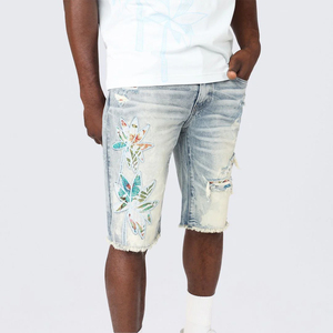 Pantalones Cortos de Mezclilla para Hombre a Precio de Fábrica, Cintura Alta, Casuales, Cómodos, Resistentes al Viento, Transpirables, Personalizados - Product Image 2