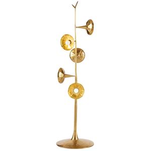 Lampe de sol LED contemporaine et fine avec panneau tactile pour bureau et salle d'étude - Product Image 2