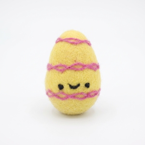 Wholesale Child for Felt Easter Egg Ornament Handmade Spring Indoor Hanging Decor Gift Set Good Quality - Product Image 4