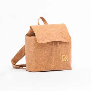Eco-friendly natural Woodgrained Paper Fabric Anticorrosion Durable Fashion Girl's Flip Open <b>Backpack</b> - Product Image 2