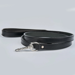 2026 Top Selling High Quality Wholesale Luxury Adjustable And Secure Buckle Custom Design Leather Dog Leash - Product Image 2