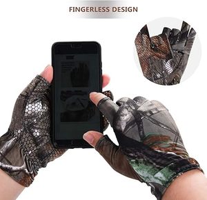 Hunting Gloves Fingerless Gloves Pro Anti-Slip Sun Protection Hunting Outdoors - Product Image 2