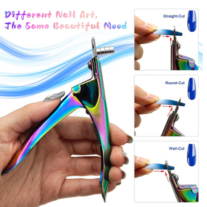 Cortadores de Uñas Artificiales de Alta Calidad con Imanes Pequeños de Titanio Multicolor para Arte de Uñas y Uñas Postizas - Product Image 6
