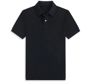 Camisa de Hombre con Cuello Camisero, Holgada, de Color Sólido, 100% Algodón, Tejida, Estampada, Bordada, de Manga Corta, con Bolsillo, Antiarrugas - Product Image 2