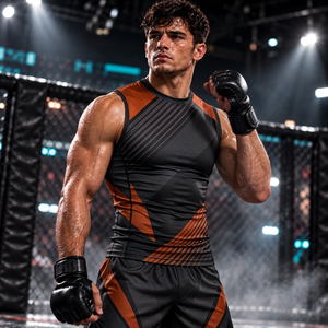 Trajes de neopreno al por mayor con corte deportivo y tejido de nailon y spandex para tiendas de ropa de grappling - Product Image 2
