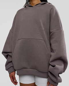 Sudadera con Capucha 100% Algodón Francés, Estilo Básico, Lisa, para Hombre y Mujer - Product Image 5