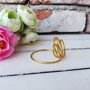 Custom Engraved Metal <b>Table</b> Numbers with Place <b>Card</b> Holder for Events - Product Image 1