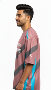 Camiseta de Manga Corta para Hombre, Estilo Urbano Informal, Sublimada, Talla Grande, Corte Regular, Moderna, Ecológica, Transpirable, de Poliéster/Algodón - Product Image 3