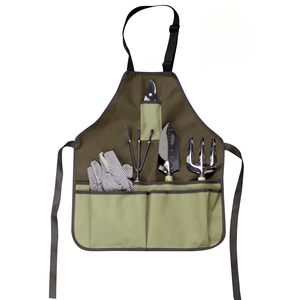 Tablier de jardinage en tissu Oxford GT82 avec couche intérieure imperméable et grandes poches à outils pour pelles et sécateurs - Product Image 2
