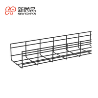 Bac à câbles en treillis métallique de 300 mm, panier à câbles en treillis personnalisé, support de câbles pour conduit flexible