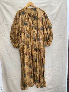 Vestido Largo de Algodón Elegante para Mujer, de Excelente Calidad, para Uso Casual, Oficina, Vestido Cómodo para el Día a Día, Disponible para la Venta - Product Image 2