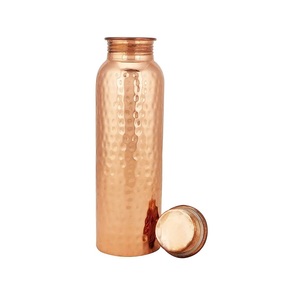 Traditional <b>Copper</b> Bottle for Ayurvedic Drinking Water <b>Kitchen</b> Office and Daily Use Available at Affordable Price - Product Image 1