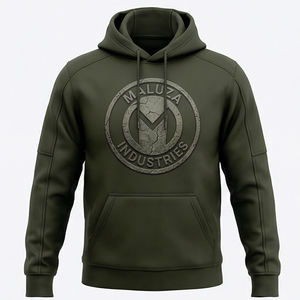 เสื้อฮู้ดดี้โลโก้ ONYX แบบซ้อนทับ MALUZA Industries เสื้อผ้าสตรีทแวร์เคลือบผิวคุณภาพพรีเมียม แฟชั่นเสื้อพูลโอเวอร์ - Product Image 1