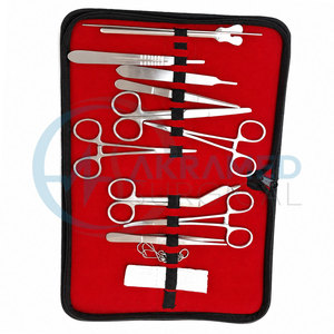 Kit de Instrumentos de Cirugía Menor de Alta Calidad de 18 Piezas con Estuche de Transporte, Juego Reutilizable de Acero Inoxidable con Certificación CE - Product Image 6