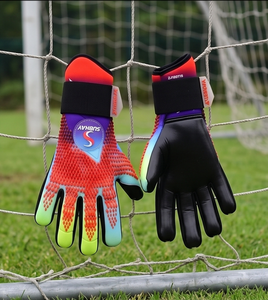 Professional High-Match Unisex Football Goalkeeper <b>Gloves</b> SUBHAY New Natural Latex Half Pipe Finger Reverse Bag Negative Cut - Product Image 2