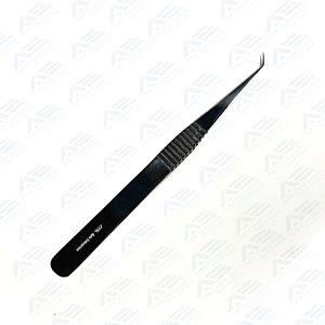 Professional Fiber Tip Lash Tweezers, Anti-Static Stainless Steel Tools Eyelash Extension Tweezers <b>Set</b> with Isolation <b>Box</b> - Product Image 4