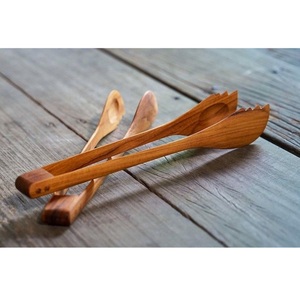 New Look Wooden <b>Serving</b> <b>Tongs</b> Stylish Design Most Selling Restaurant Wood <b>Tongs</b> for Home Usage Cheap Price - Product Image 4