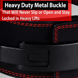 Durable Weight Lifting <b>Belts</b> for Heavy Duty Fitness Training <b>Back</b> Support Gym Exercise Powerlifting Squats and Deadlift Workouts - Product Image 3