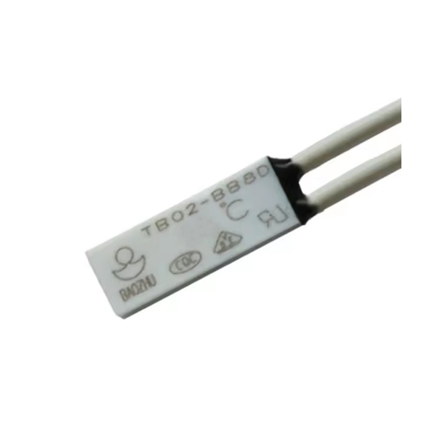 TB02-BB8D thermal protector snap-action bimetal temperature control low resistance TB02 thermal switch for battery packs